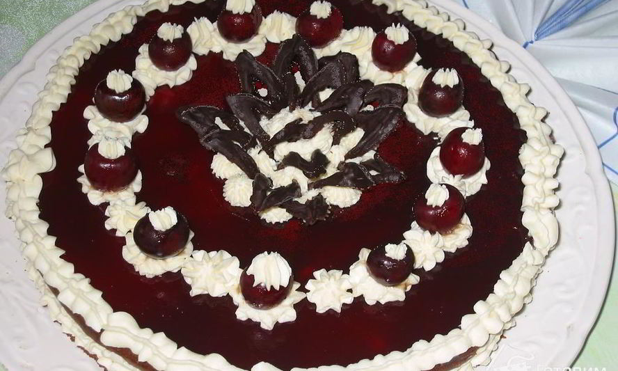 Рецепт торта вишневая фантазия