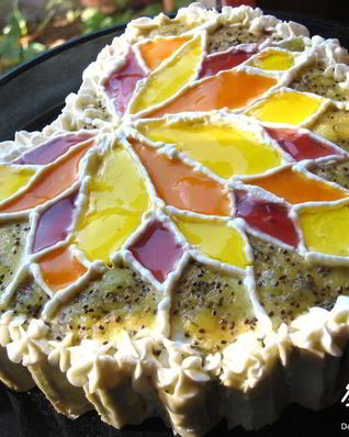 Торт-витраж Осеннее очарование