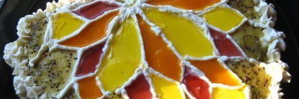 торт-витраж осеннее очарование