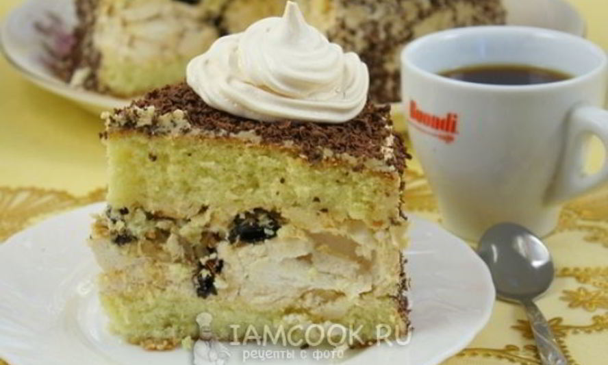 Рецепт торта воздушного замок