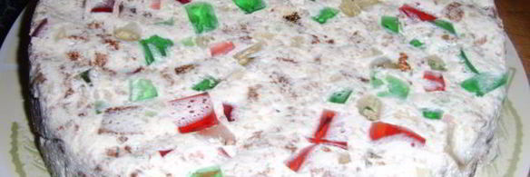 торт желейный