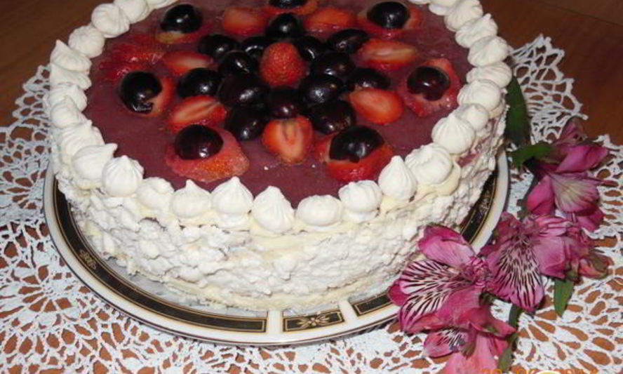 Рецепт творожно-сметанного слоеный торт настена