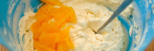 творожный торт с апельсинами