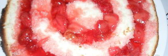 волшебный клубничный торт