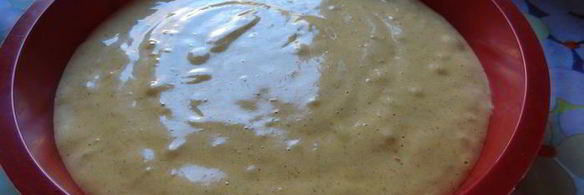 воздушный миндально-тыквенный торт