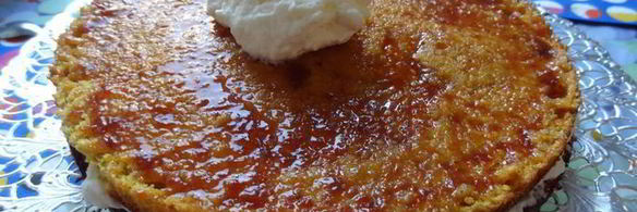 воздушный миндально-тыквенный торт