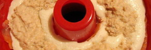 закусочный лососево-сырный торт