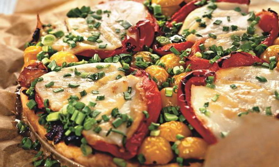 Рецепт закусочного торта с овечьим сыром