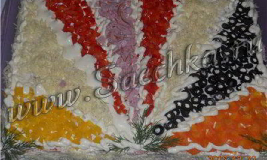 Рецепт закусочного торта