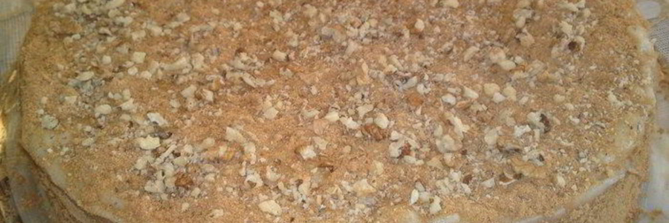 Заварной торт Медовик