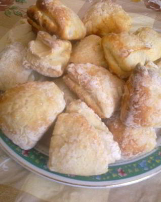 Творожные слойки с творогом