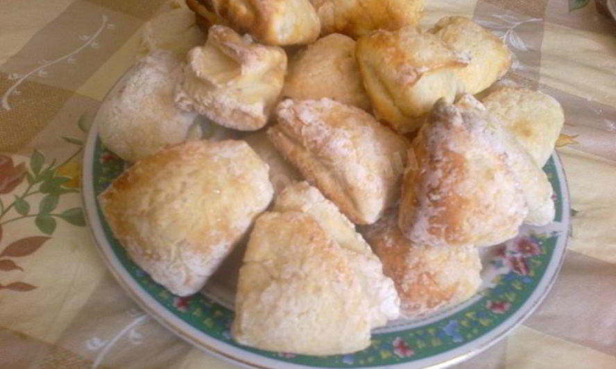 Рецепт творожных слоек с творогом