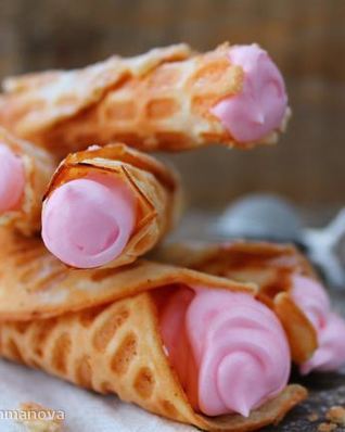 Вафельные трубочки