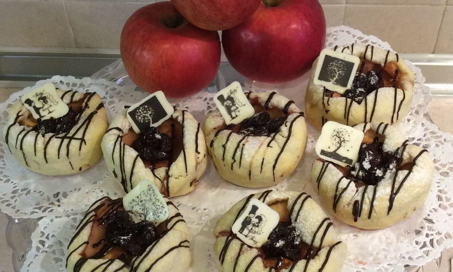 Рецепт яблок в тесте