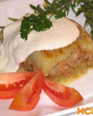 Белорусская мясная запеканка Бабка