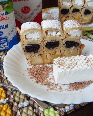 Блинная запеканка Десертная