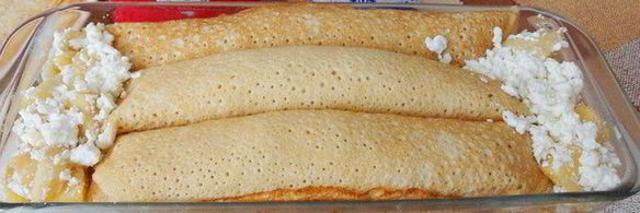 блинная запеканка десертная