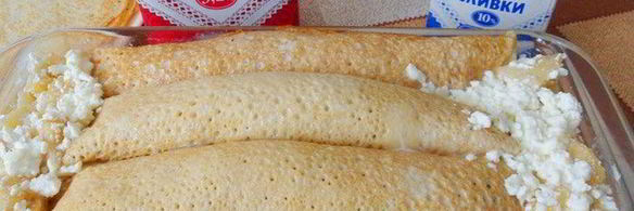 блинная запеканка десертная