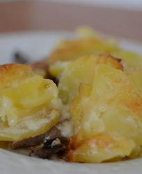 Запеканка с грибами