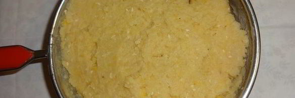 гороховая запеканка с брынзой и шпинатом