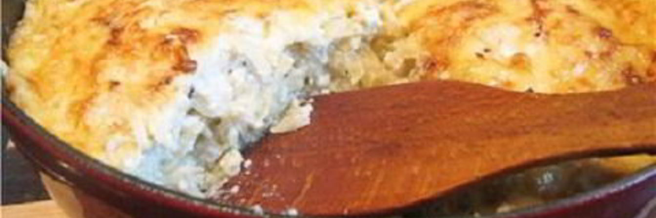 Капустная запеканка с творогом