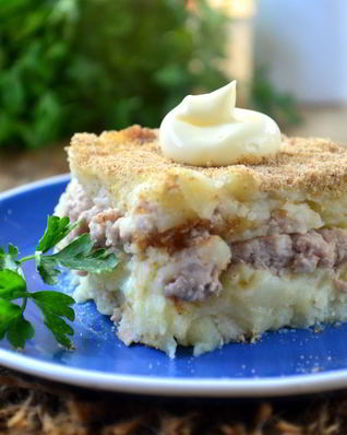 Картофельная запеканка классическая