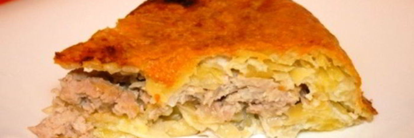 Картофельная запеканка с фаршем в мультиварке