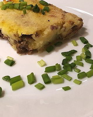 Картофельная запеканка с фаршем