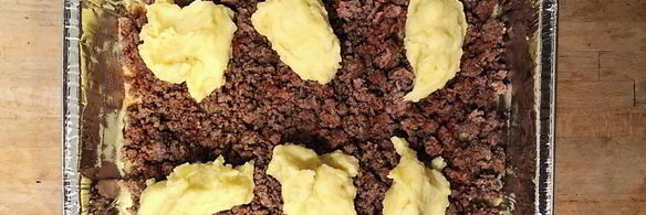 картофельная запеканка с фаршем