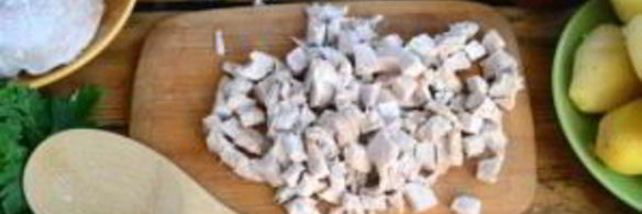 картофельная запеканка с индейкой