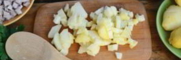 картофельная запеканка с индейкой