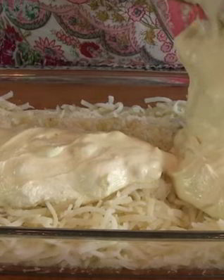 Картофельная запеканка с курицей