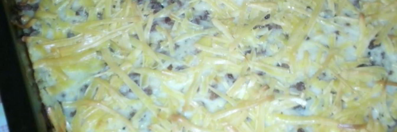 Картофельная запеканка с мясным фаршем
