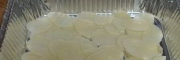 картофельная запеканка с мясом и грибами