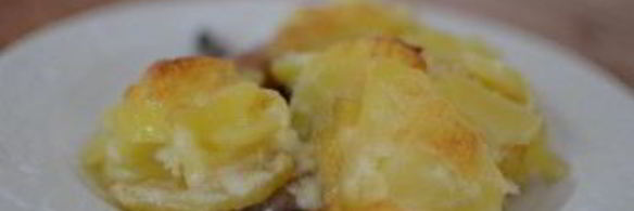 картофельная запеканка с мясом и грибами