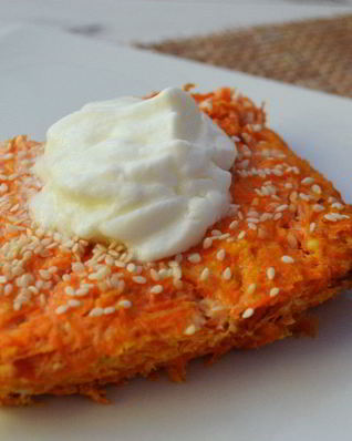 Морковная запеканка