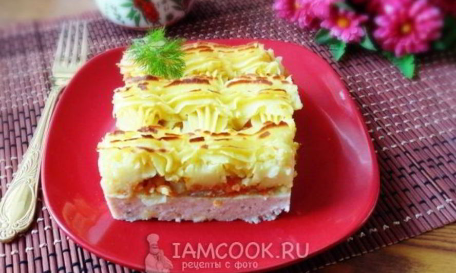 Рецепт мясной запеканки с картофелем