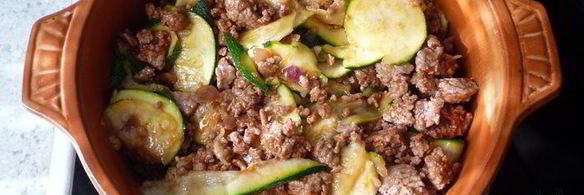 мясная запеканка с овощами