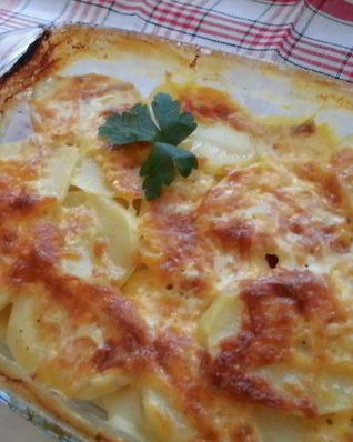 Нежная картофельная запеканка