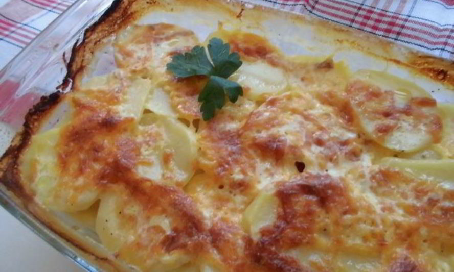Рецепт нежной картофельной запеканки