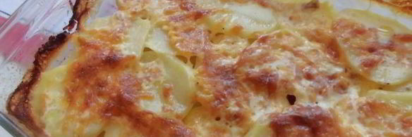 нежная картофельная запеканка