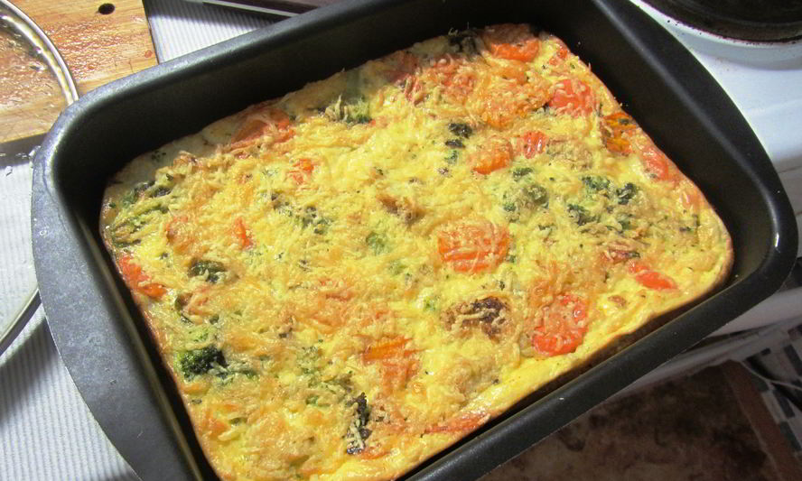 Рецепт низкокалорийной овощной запеканки с цветной капустой и брокколи