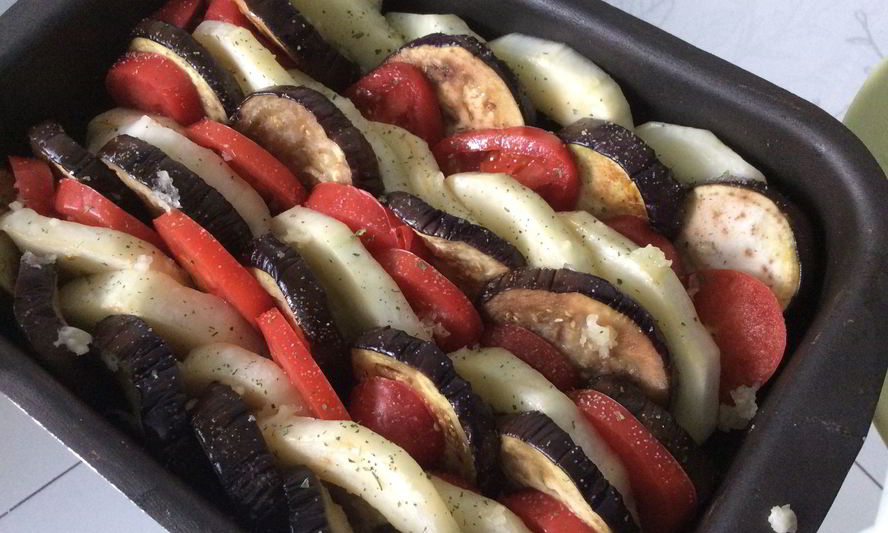 Рецепт овощной запеканки с баклажанами и кабачками