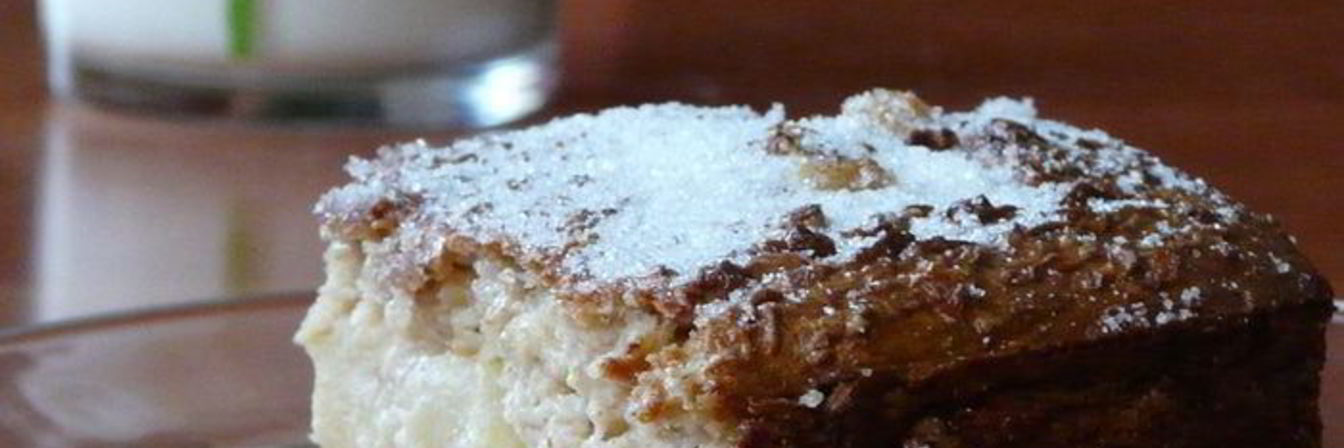 Овсяная запеканка с яблоками