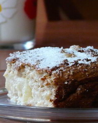 Овсяная запеканка с яблоками