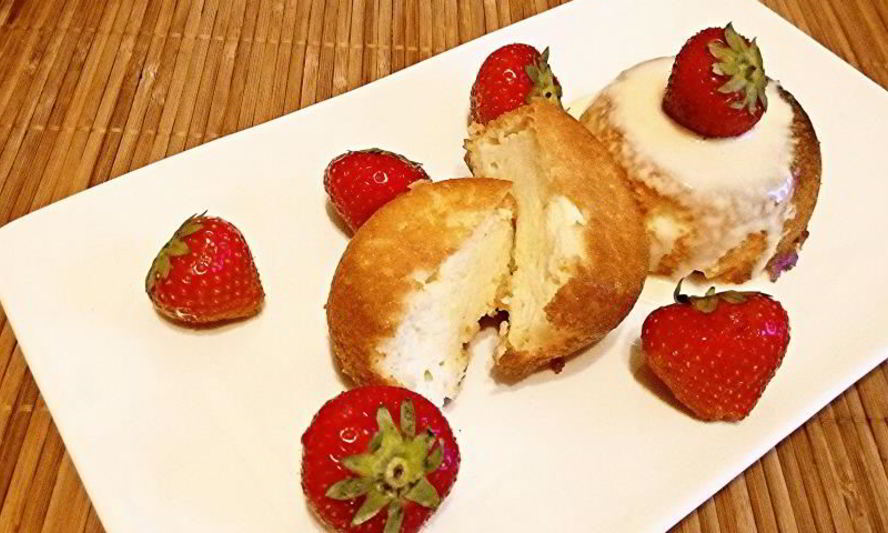 Рецепт порционных запеканок из простокваши