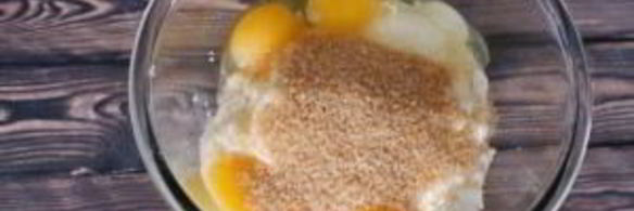 простой творожный пирог