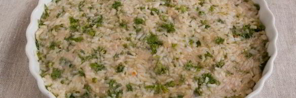 рисовая запеканка летний цветок