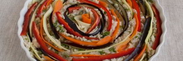 рисовая запеканка летний цветок