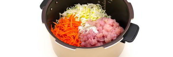 рисовая запеканка с индейкой в мультиварке